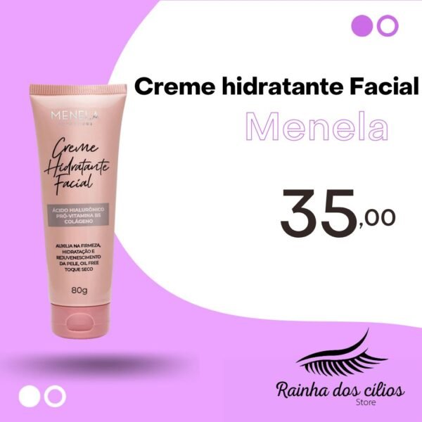 Creme hidratante facial menela