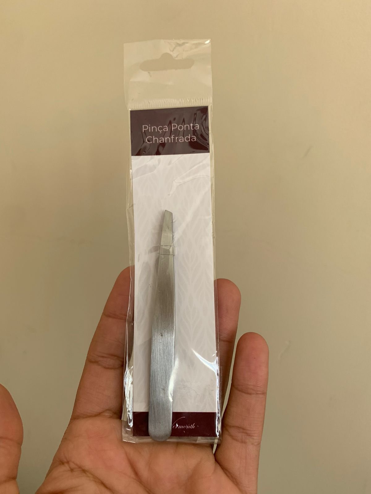 Pinça chanfrada